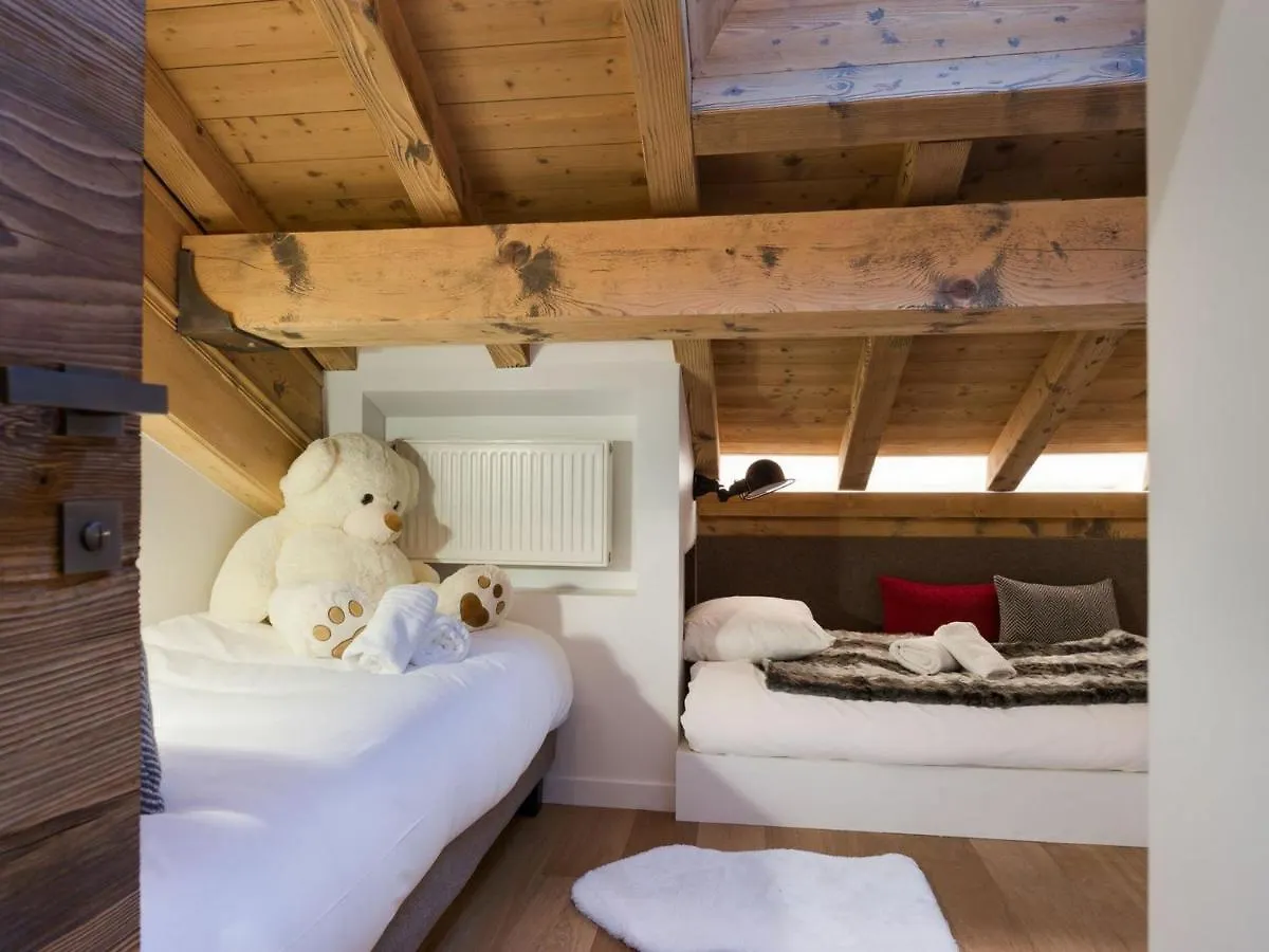 Apartmán Appartement Contemporain Avec Sauna, Cheminee Et Parking Au Centre De Courchevel 1850 - Fr-1-564-35